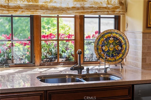 1559 Rolling Hills Rd, Santa Ynez, CA 93460 - kitchen with dishwasher, healthy amount of natural light, and stone countertops