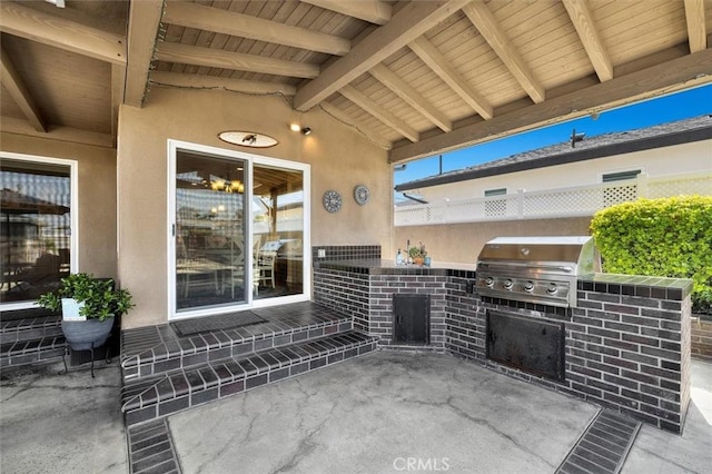 1372 W Sepulveda St, San Pedro, CA 90732 - view of patio with exterior kitchen