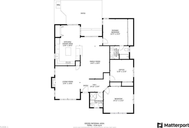1372 W Sepulveda St, San Pedro, CA 90732 - view of room layout