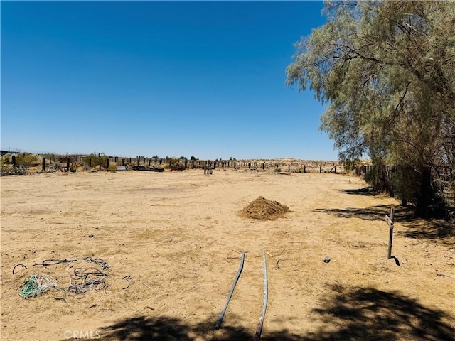 34756 Birch Rd, Barstow, CA 92311 - view of yard featuring a view of countryside