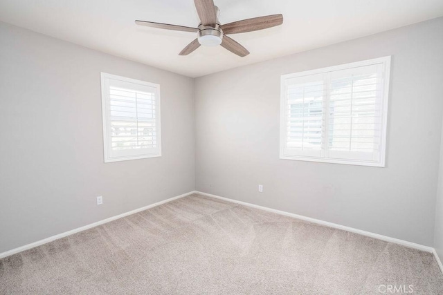 4389 Condor Ave, Fontana, CA 92336 - carpeted empty room featuring a ceiling fan and baseboards