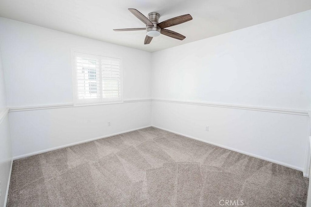 4389 Condor Ave, Fontana, CA 92336 - spare room with carpet flooring and ceiling fan