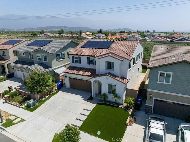 4389 Condor Ave, Fontana, CA 92336 - aerial perspective of suburban area with a mountain backdrop