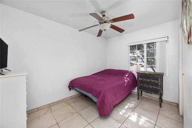 2616 Lynwood St, Bakersfield, CA 93306 - tiled bedroom with ceiling fan