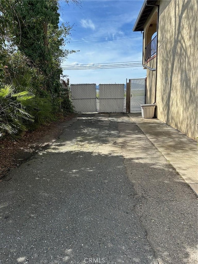 6896 Frontage Rd, Lucerne, CA 95458 - view of yard with a gate and driveway