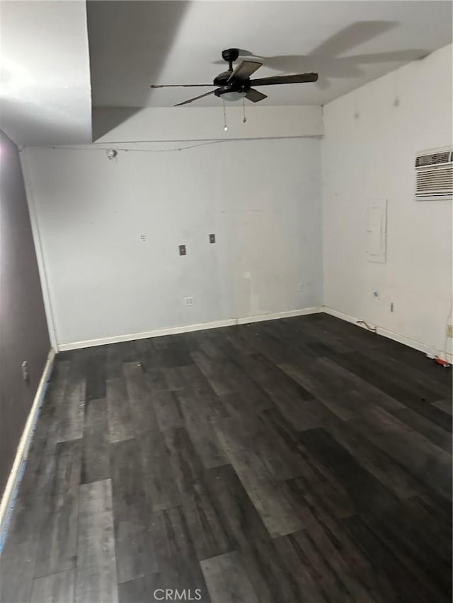 6896 Frontage Rd, Lucerne, CA 95458 - unfurnished room with a ceiling fan and wood finished floors