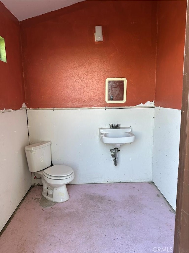 6896 Frontage Rd, Lucerne, CA 95458 - bathroom with toilet and a sink