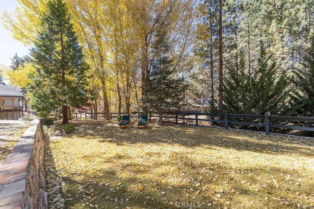 39654 Flicker Rd, Fawnskin, CA 92333 - view of fenced backyard