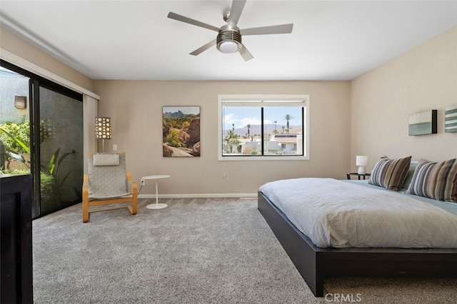 72760 Sage Ct, Palm Desert, CA 92260 - bedroom featuring carpet floors and ceiling fan