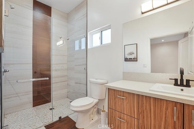 7820 Fulton Ave, North Hollywood, CA 91605 - bathroom with vanity and a stall shower