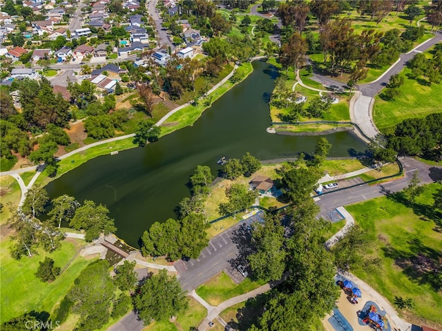 3020 Associated Rd Unit 110, Fullerton, CA 92835 - aerial view of property and surrounding area featuring a large body of water and nearby suburban area