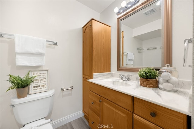 3020 Associated Rd Unit 110, Fullerton, CA 92835 - bathroom with vanity and wood finished floors