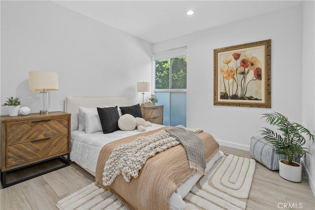 4949 Genesta Ave Unit 102, Encino, CA 91316 - bedroom with wood finished floors and recessed lighting