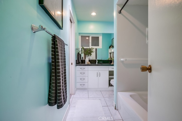 1354 Shadow Ln Unit 102, Fullerton, CA 92831 - bathroom featuring vanity and a tub to relax in