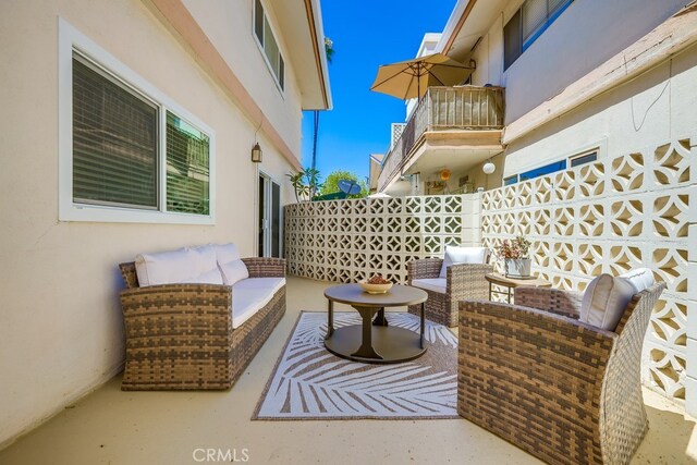 1354 Shadow Ln Unit 102, Fullerton, CA 92831 - patio / terrace featuring an outdoor hangout area and a patio