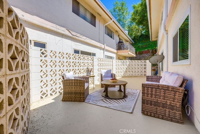 1354 Shadow Ln Unit 102, Fullerton, CA 92831 - view of patio / terrace with outdoor lounge area