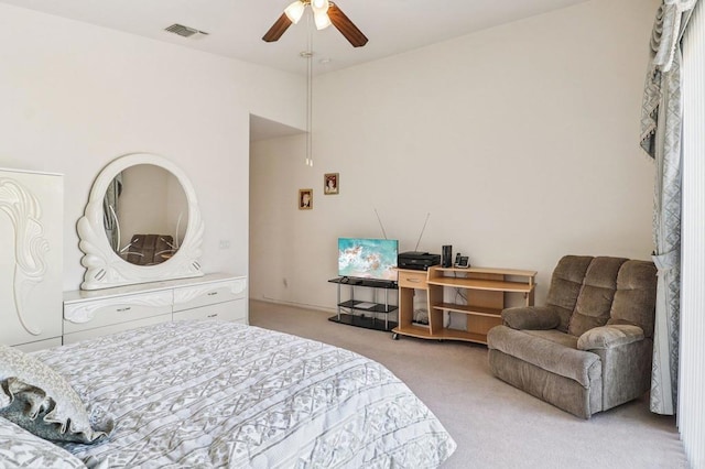 568 Scenic Trail Pl, Chula Vista, CA 91914 - bedroom with light colored carpet and ceiling fan