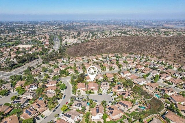 568 Scenic Trail Pl, Chula Vista, CA 91914 - aerial view of property and surrounding area with nearby suburban area