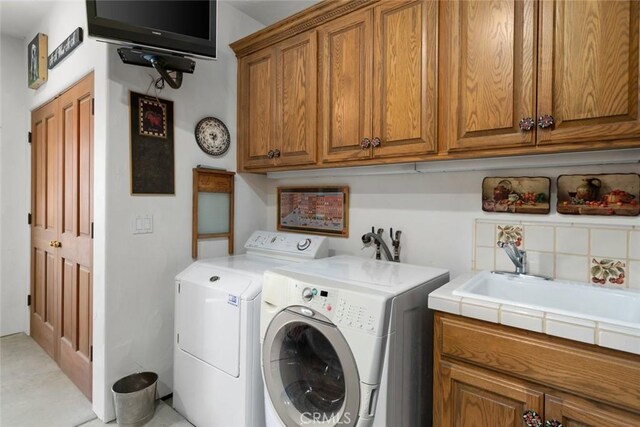 665 Sheehy Rd, Nipomo, CA 93444 - laundry area with cabinet space and independent washer and dryer