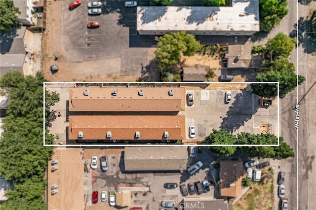 642 W 1st Ave, Chico, CA 95926 - aerial view of property's location featuring property boundaries highlighted