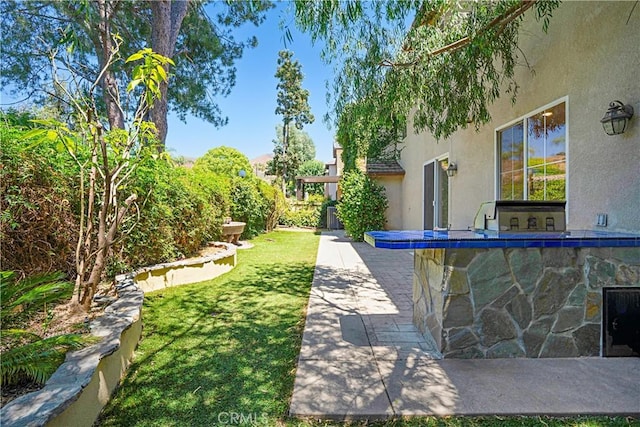 26675 Country Creek Ln, Calabasas, CA 91302 - view of green lawn featuring a pool