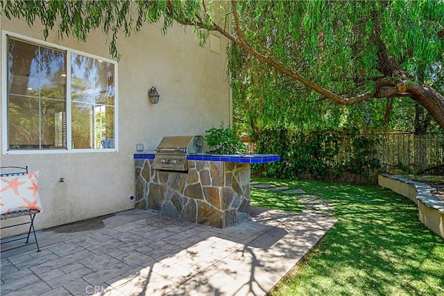 26675 Country Creek Ln, Calabasas, CA 91302 - view of patio featuring grilling area
