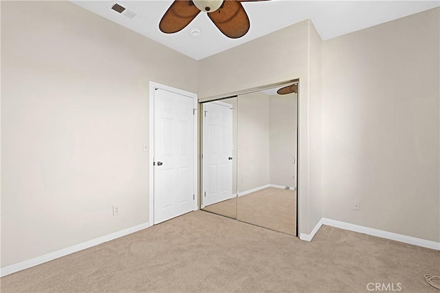 26675 Country Creek Ln, Calabasas, CA 91302 - unfurnished bedroom featuring carpet flooring, a closet, and a ceiling fan
