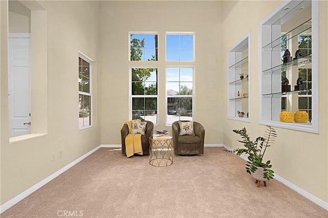 26675 Country Creek Ln, Calabasas, CA 91302 - living area featuring carpet floors and baseboards