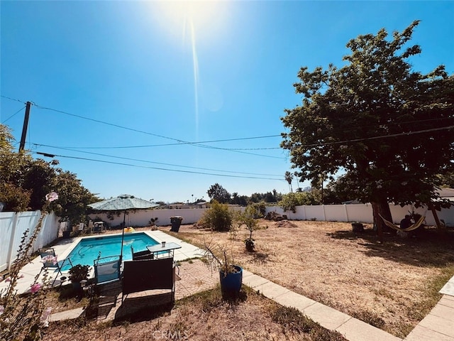 3620 Hoover St, Riverside, CA 92504 - view of swimming pool with a fenced backyard