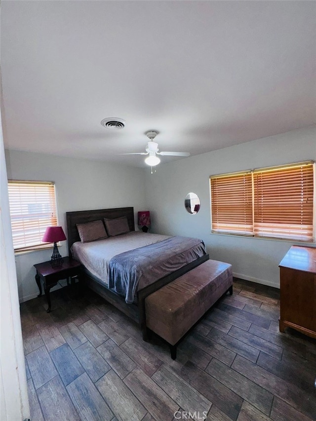 3620 Hoover St, Riverside, CA 92504 - bedroom with wood finish floors and a ceiling fan