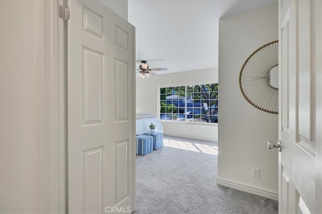 124 Marion Blvd, Fullerton, CA 92835 - hallway with carpet flooring and baseboards