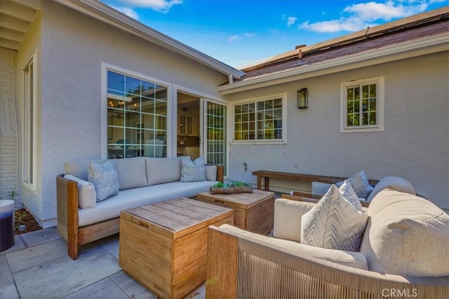 124 Marion Blvd, Fullerton, CA 92835 - view of patio featuring an outdoor living space