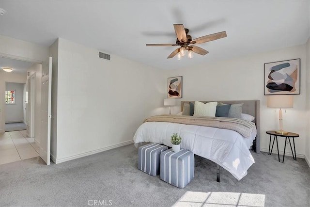 124 Marion Blvd, Fullerton, CA 92835 - bedroom with carpet flooring and ceiling fan