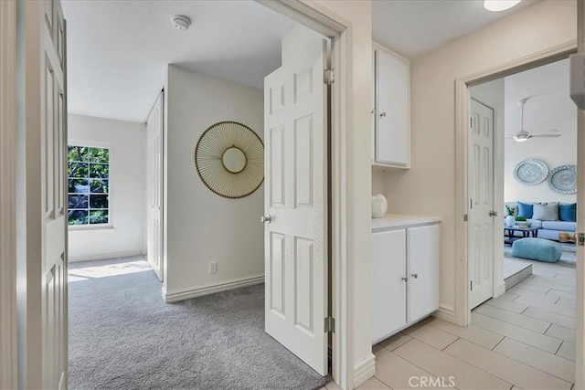 124 Marion Blvd, Fullerton, CA 92835 - hall with baseboards and light carpet