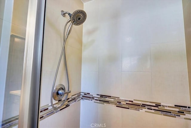 124 Marion Blvd, Fullerton, CA 92835 - bathroom view of a stall shower and tile walls