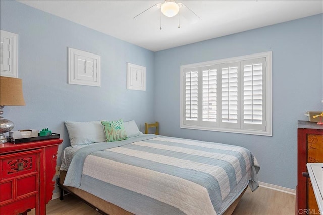 1601 Sapphire, Carlsbad, CA 92011 - bedroom featuring wood finished floors and a ceiling fan