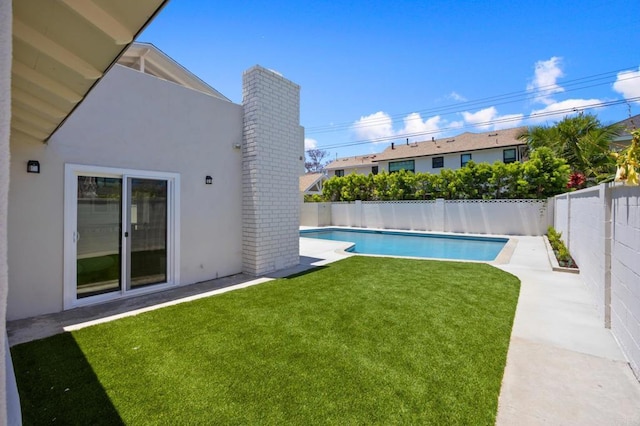 11741 Foster Rd, Los Alamitos, CA 90720 - view of pool with a fenced backyard