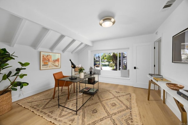 11741 Foster Rd, Los Alamitos, CA 90720 - office area featuring wood finished floors