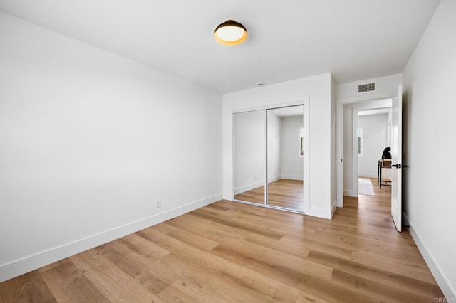 19222 S Grandee Ave, Carson, CA 90746 - unfurnished bedroom featuring light wood-type flooring and a closet