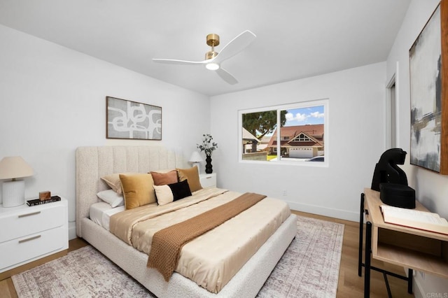 19222 S Grandee Ave, Carson, CA 90746 - bedroom featuring wood finished floors and a ceiling fan