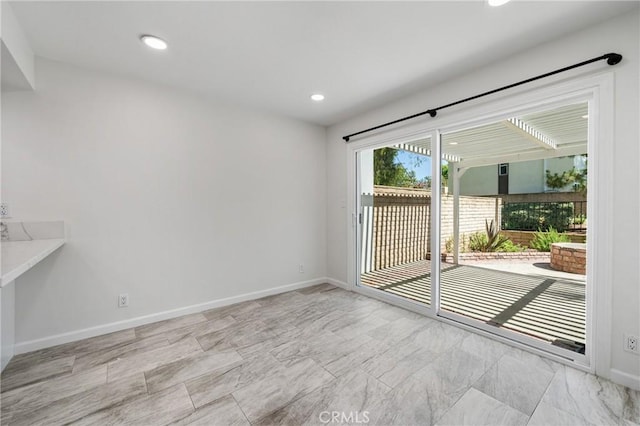 20 Mayapple Way, Irvine, CA 92612 - spare room featuring baseboards and recessed lighting