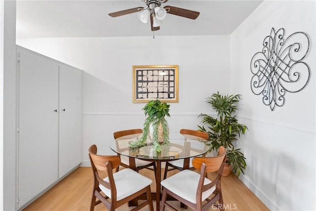 21951 Rimhurst Dr Unit F201, Lake Forest, CA 92630 - dining room featuring light wood-style flooring and ceiling fan