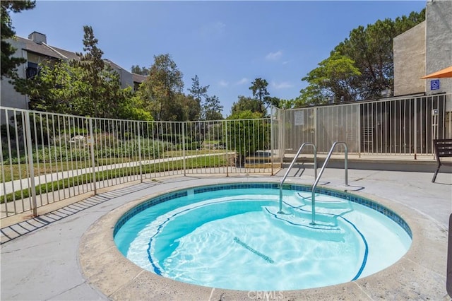 7205 Summertime Ln, Culver City, CA 90230 - view of swimming pool with a patio area and a pool
