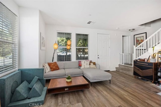 29 Quartz Ln, Ladera Ranch, CA 92694 - living room with stairway and wood finished floors