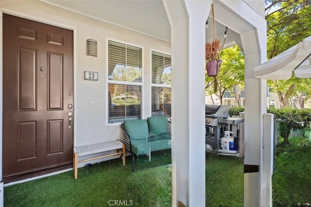 29 Quartz Ln, Ladera Ranch, CA 92694 - entrance to property with covered porch and stucco siding