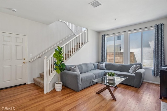 1757 Pierce Ln, Placentia, CA 92870 - living area with stairway and wood finished floors