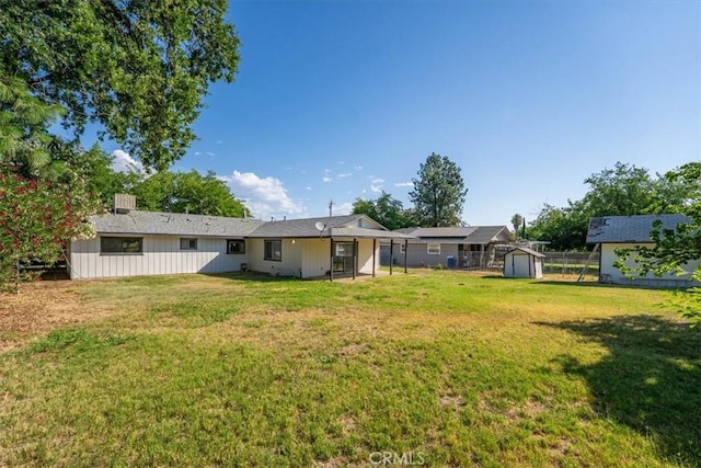 21999 Riverside Ave, Red Bluff, CA 96080 - rear view of house with a storage shed