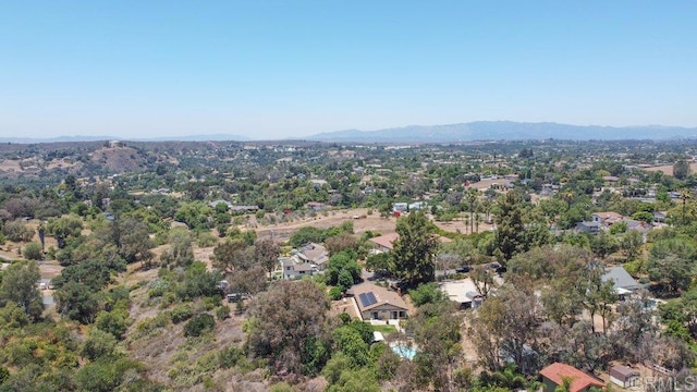 3096 Coral Tree Ln, Fallbrook, CA 92028 - aerial view of property and surrounding area with a mountain backdrop
