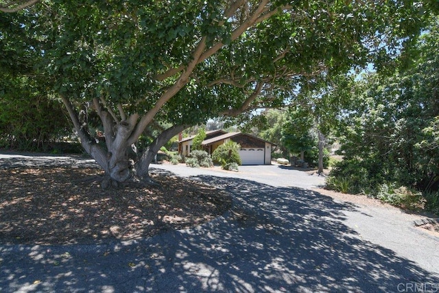 3096 Coral Tree Ln, Fallbrook, CA 92028 - obstructed view of property with driveway and a garage
