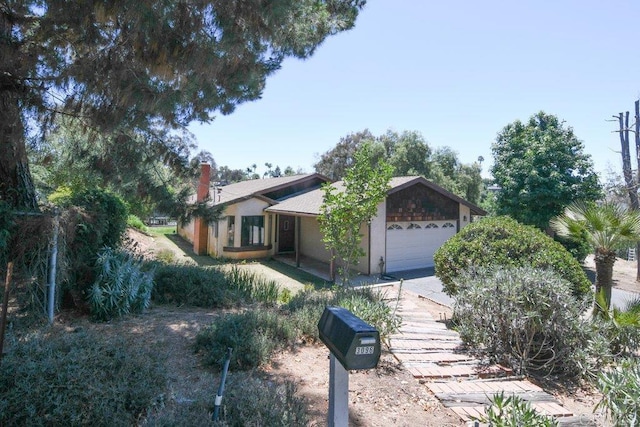 3096 Coral Tree Ln, Fallbrook, CA 92028 - view of front facade with a garage and stucco siding
